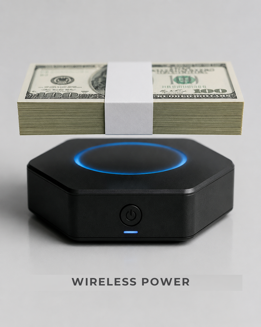 Hexagonal magnetic base with wireless power
