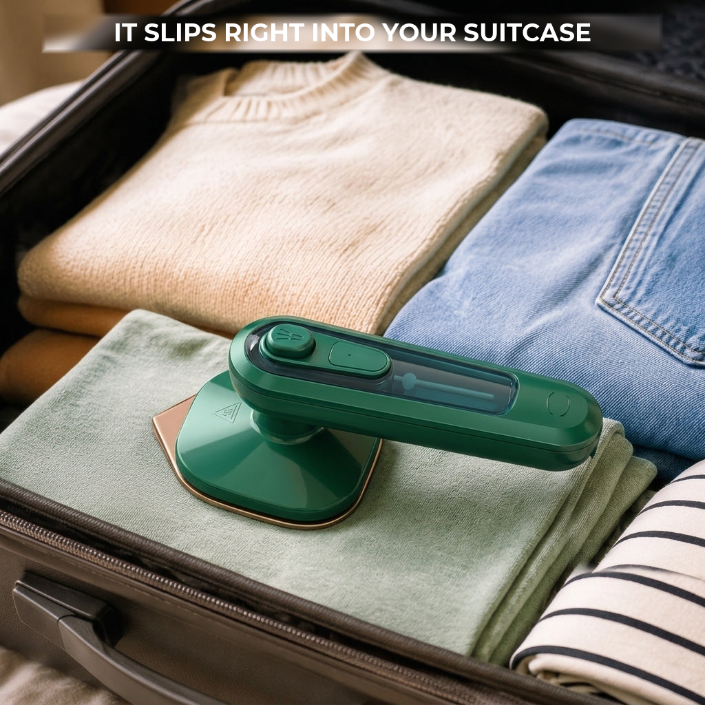 SteamGo slips right into your suitcase