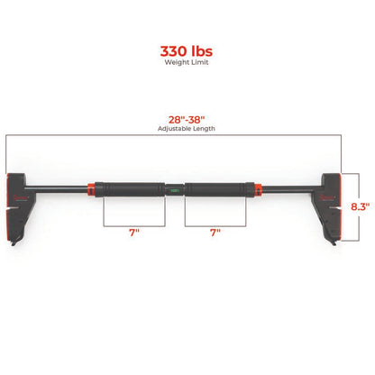 Dimensions: adjusts from 28 to 38 inches, 330 lb limit