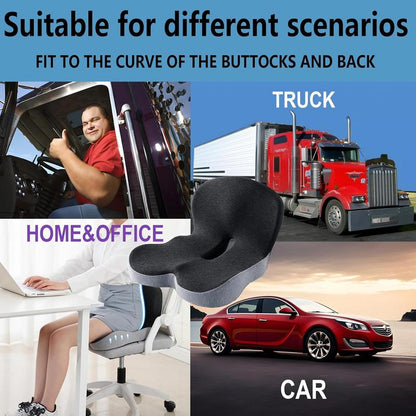 CoreSit in a truck, a car, at home and at the office