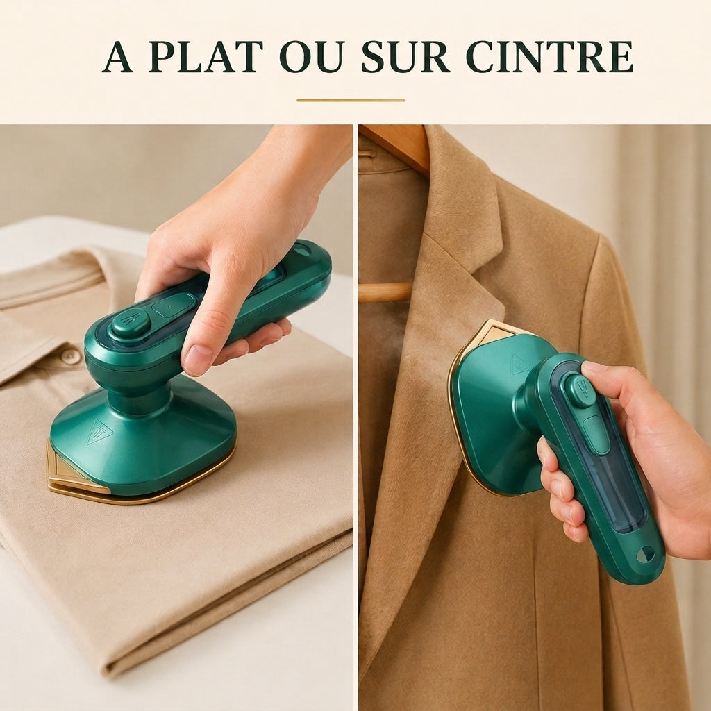 Fer Vapeur Nomade SteamGo™ – Défroisseur 2-en-1