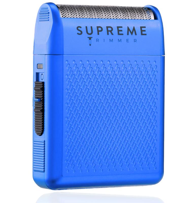 Solo pocket foil shaver in blue