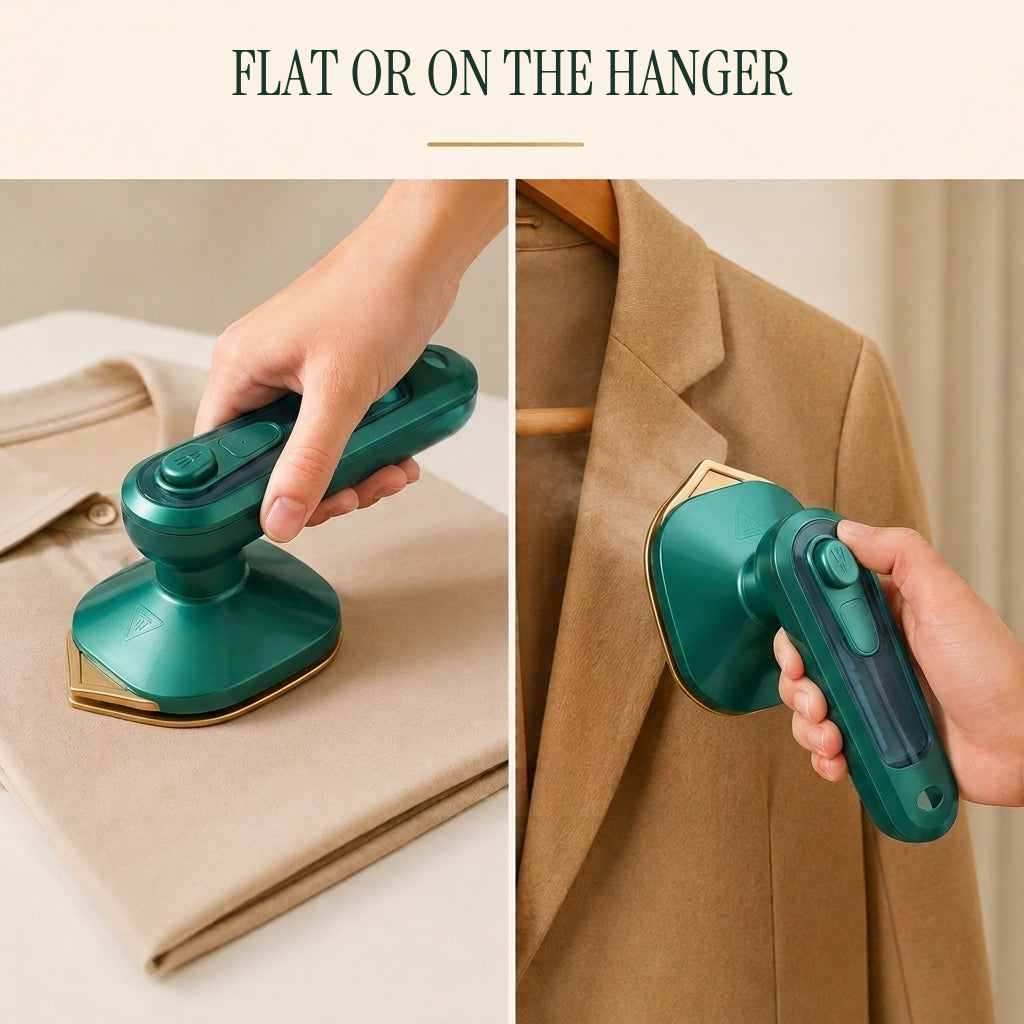 SteamGo flat or on the hanger